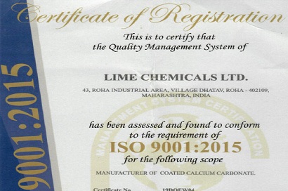 ISO Certificate